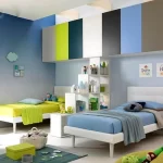 غرف نوم اطفال بسريرين